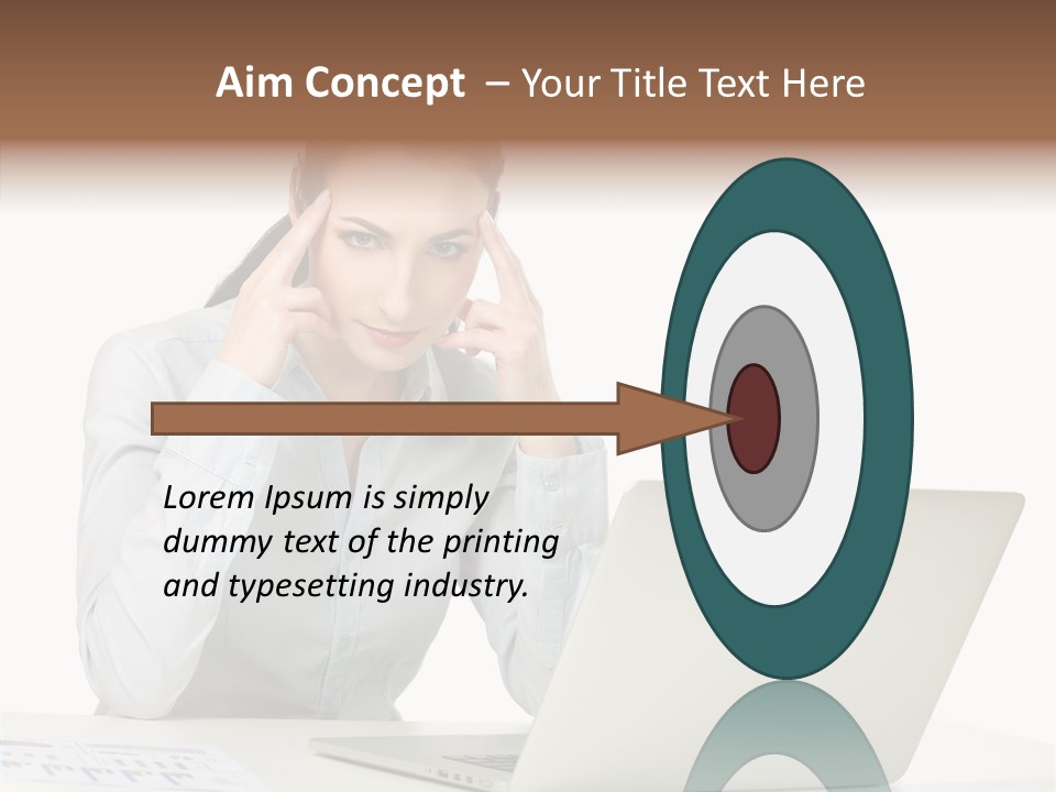 Tired Pain White PowerPoint Template