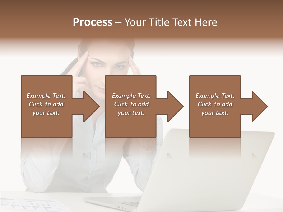Tired Pain White PowerPoint Template