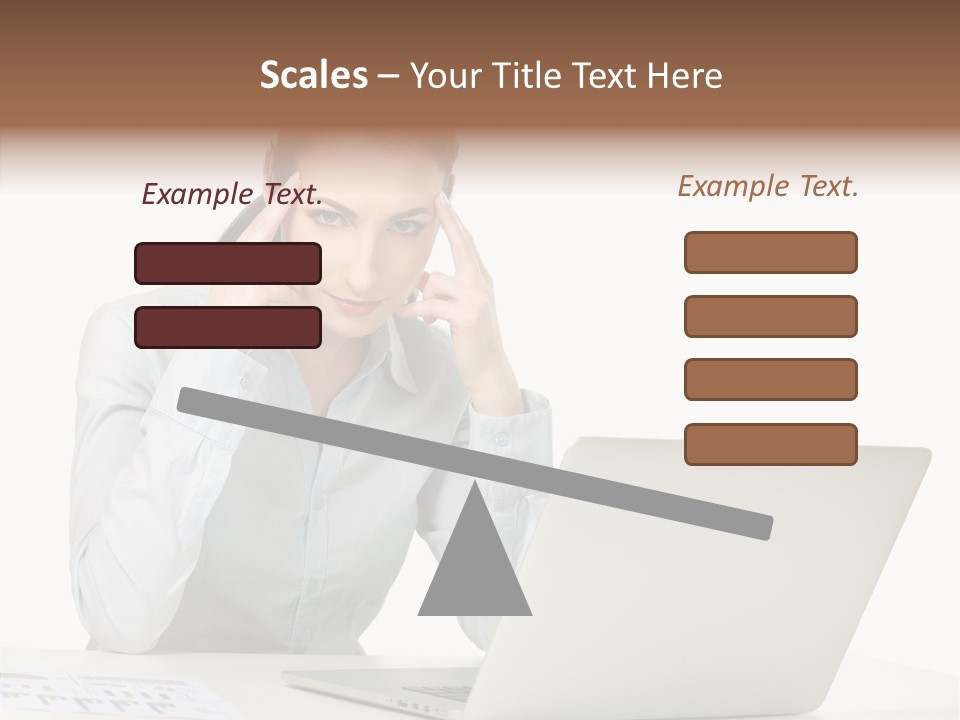 Tired Pain White PowerPoint Template