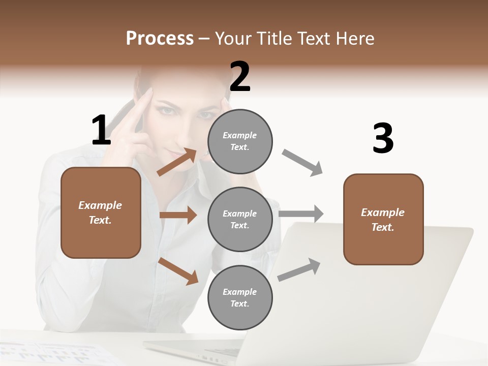 Tired Pain White PowerPoint Template