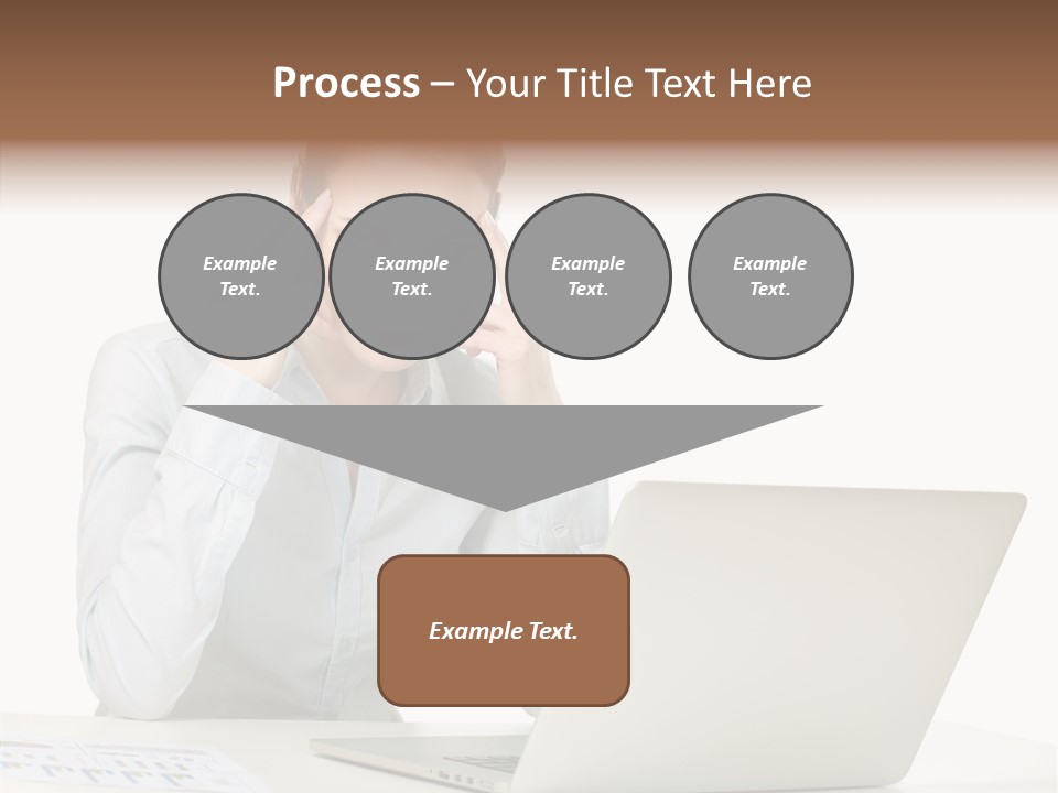 Tired Pain White PowerPoint Template