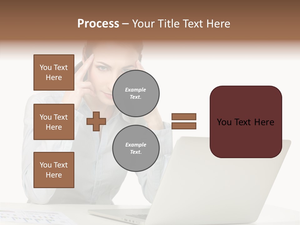 Tired Pain White PowerPoint Template