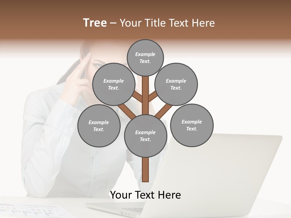Tired Pain White PowerPoint Template