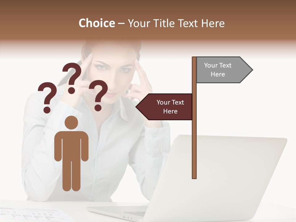 Tired Pain White PowerPoint Template