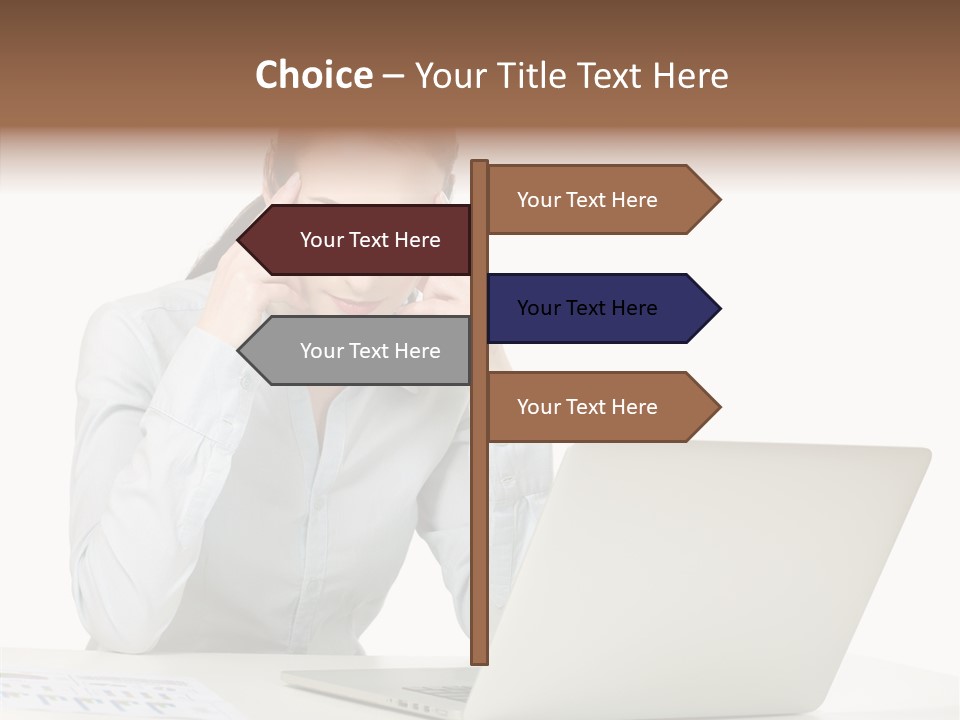 Tired Pain White PowerPoint Template