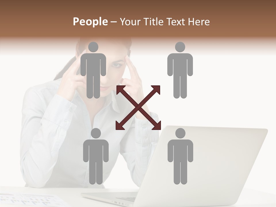 Tired Pain White PowerPoint Template