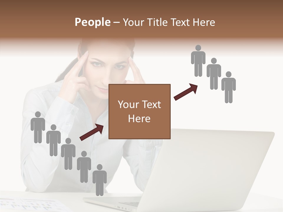 Tired Pain White PowerPoint Template