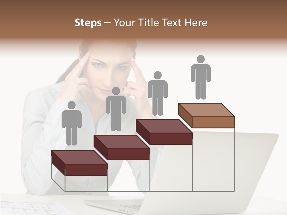 Tired Pain White PowerPoint Template