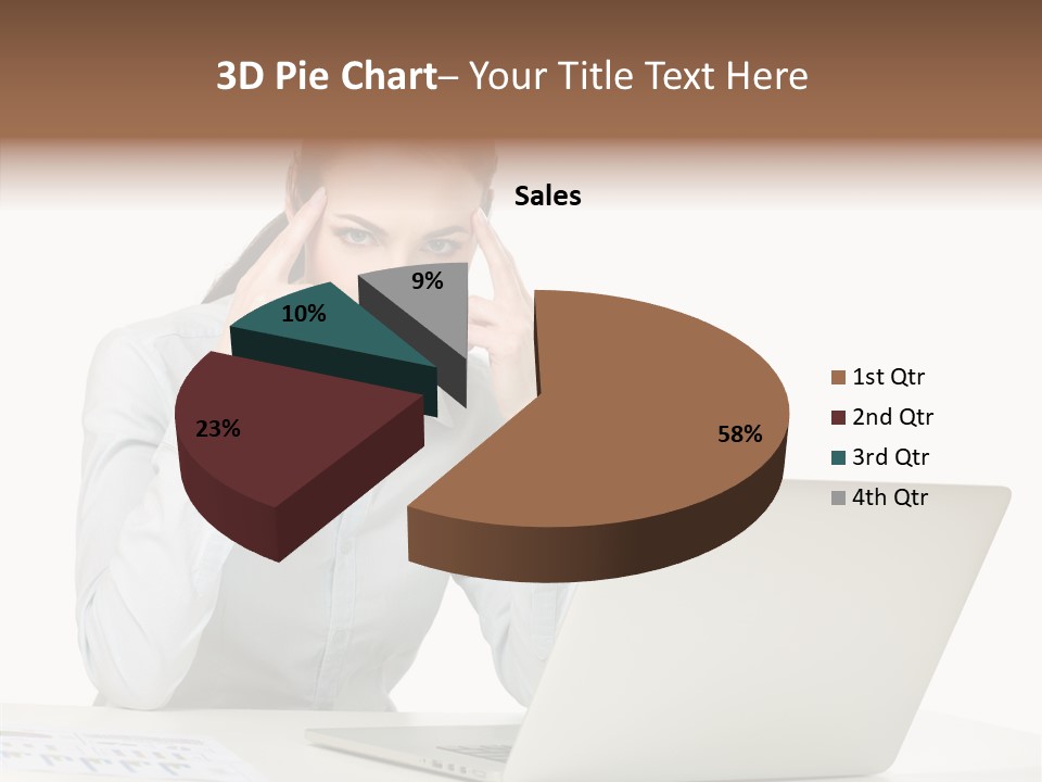 Tired Pain White PowerPoint Template