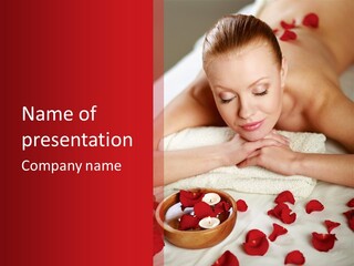 Personal Female Masseuse PowerPoint Template