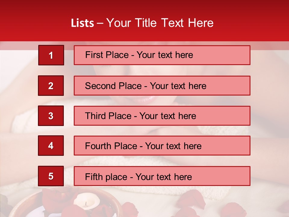 Personal Female Masseuse PowerPoint Template
