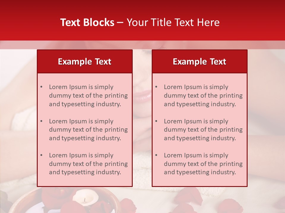 Personal Female Masseuse PowerPoint Template