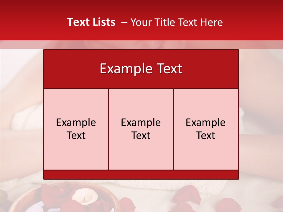 Personal Female Masseuse PowerPoint Template