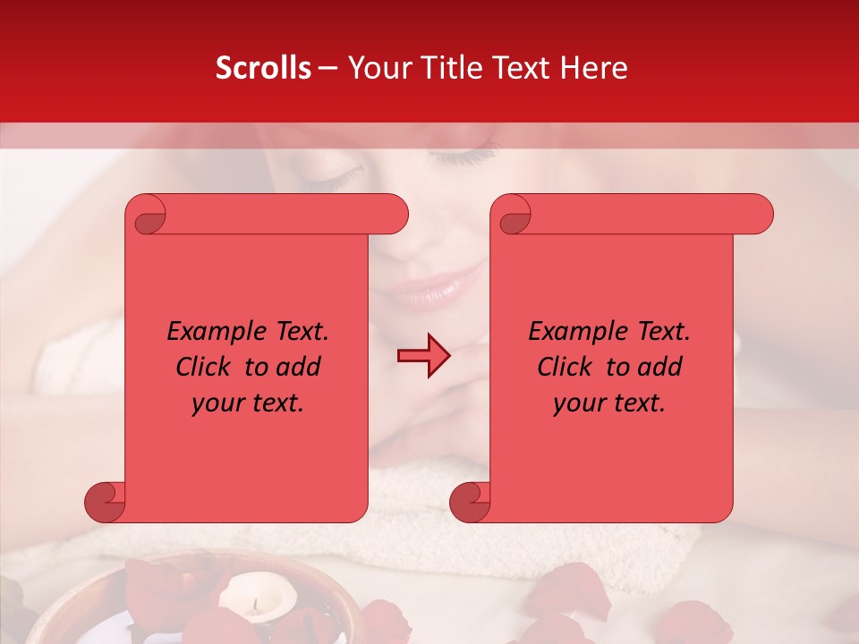 Personal Female Masseuse PowerPoint Template