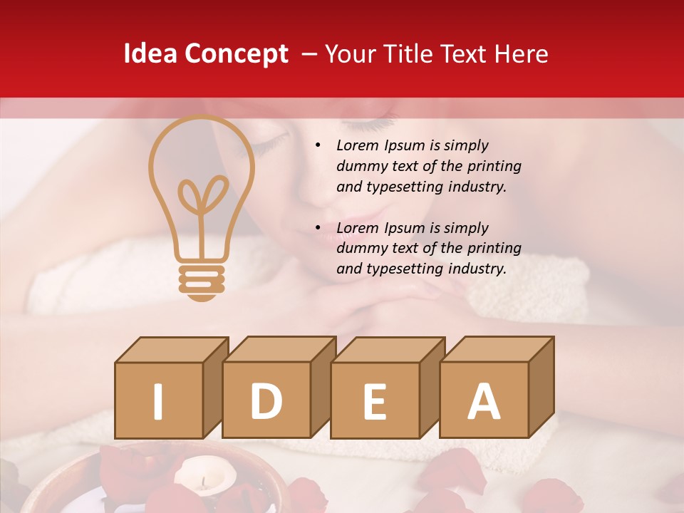 Personal Female Masseuse PowerPoint Template