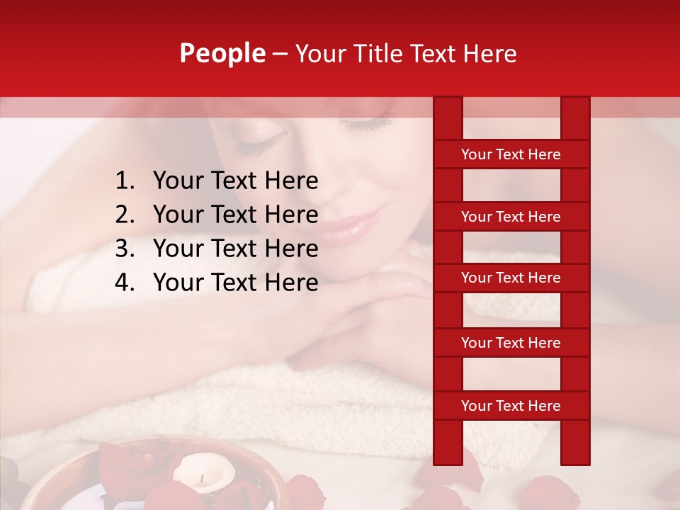 Personal Female Masseuse PowerPoint Template