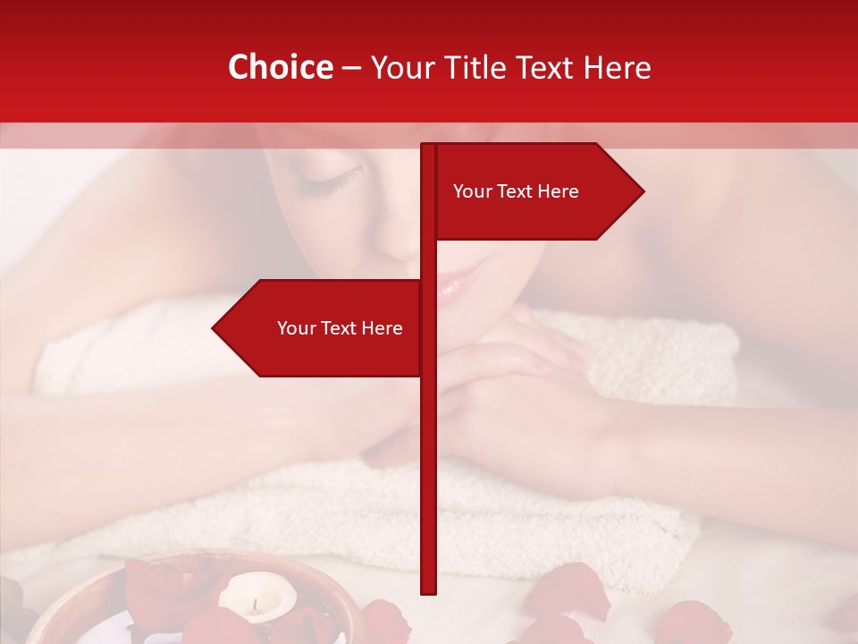 Personal Female Masseuse PowerPoint Template