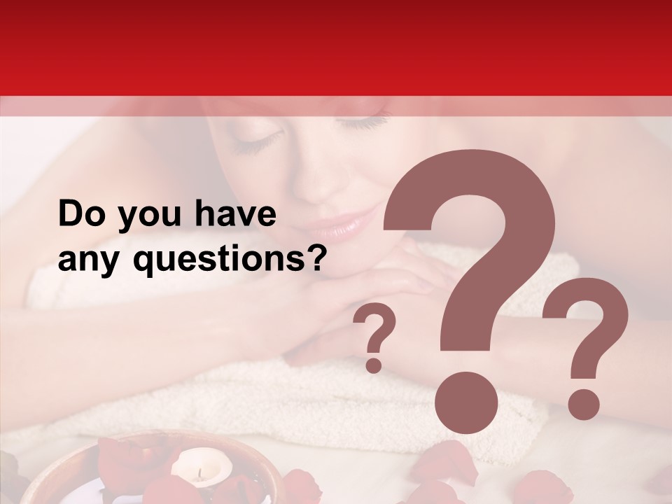 Personal Female Masseuse PowerPoint Template