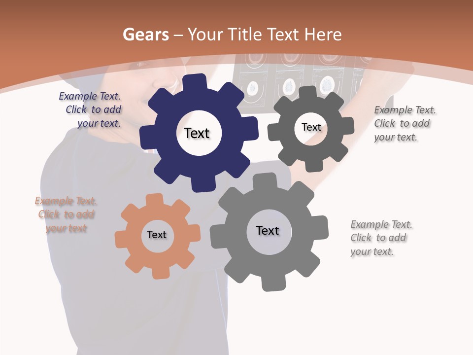 Brain Practitioner Ray PowerPoint Template