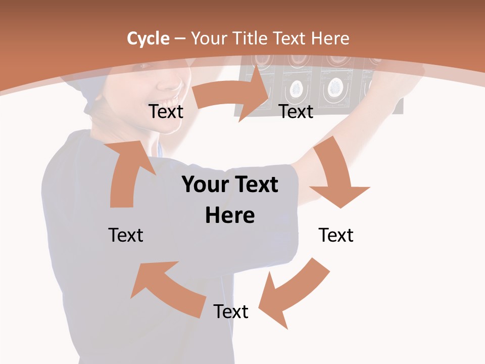 Brain Practitioner Ray PowerPoint Template
