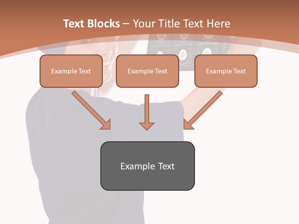 Brain Practitioner Ray PowerPoint Template