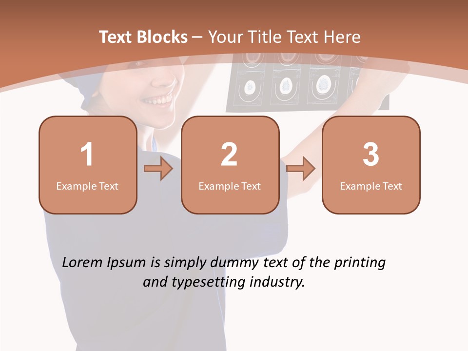 Brain Practitioner Ray PowerPoint Template