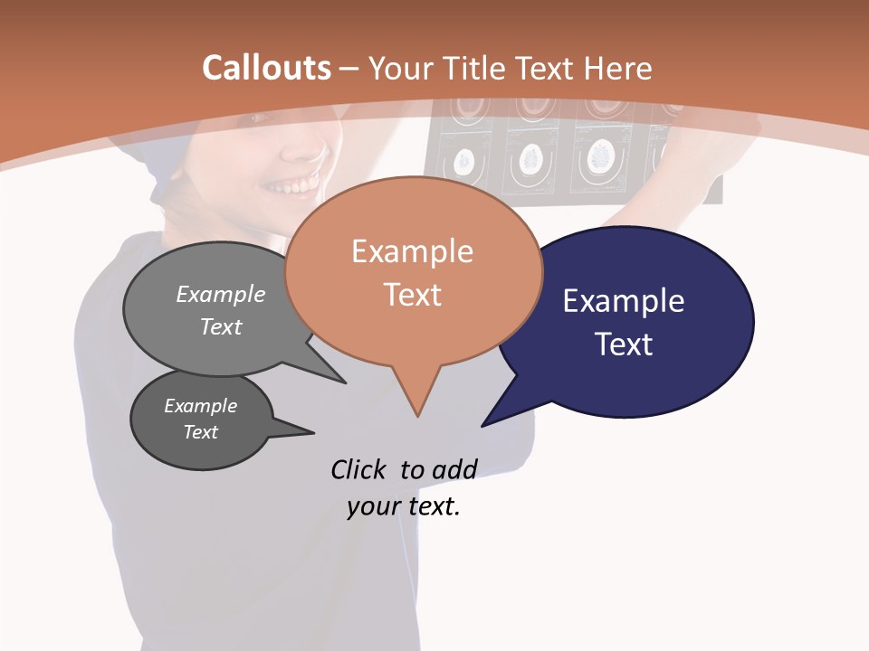 Brain Practitioner Ray PowerPoint Template