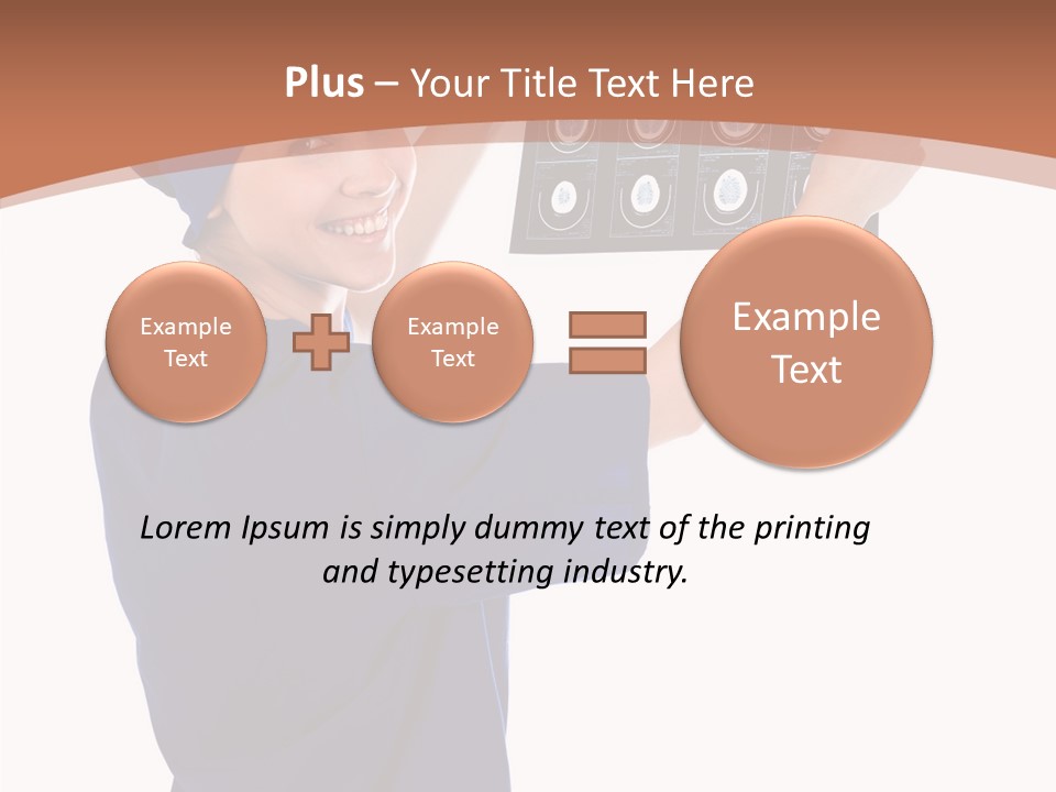 Brain Practitioner Ray PowerPoint Template