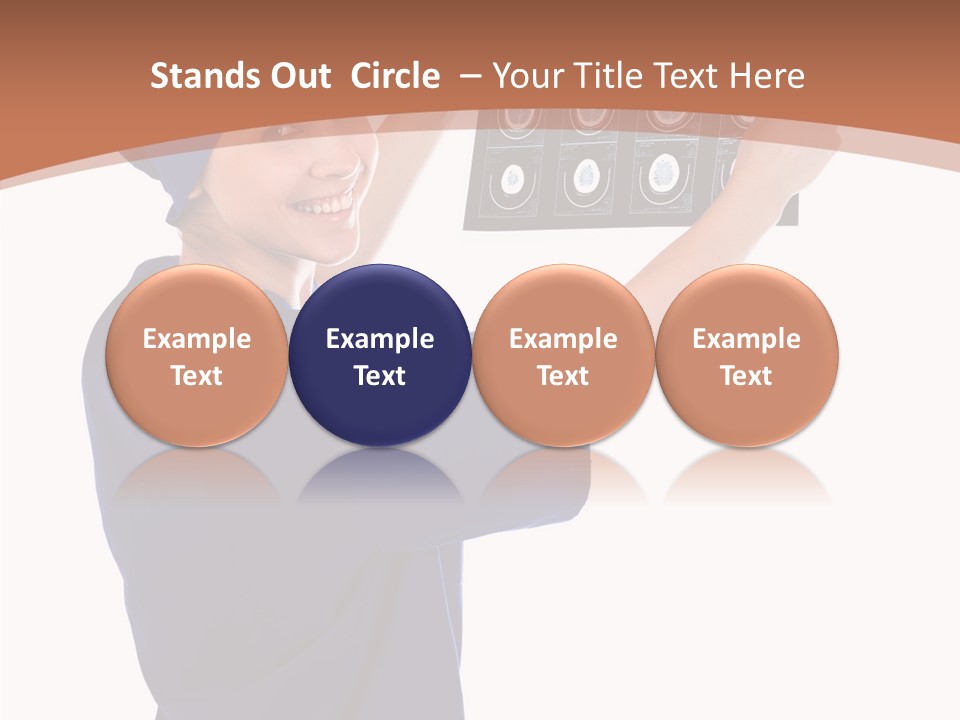 Brain Practitioner Ray PowerPoint Template