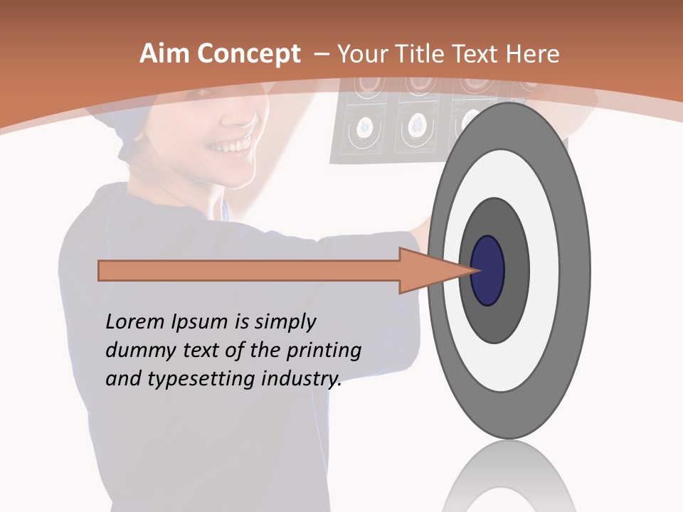 Brain Practitioner Ray PowerPoint Template