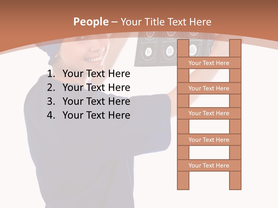 Brain Practitioner Ray PowerPoint Template