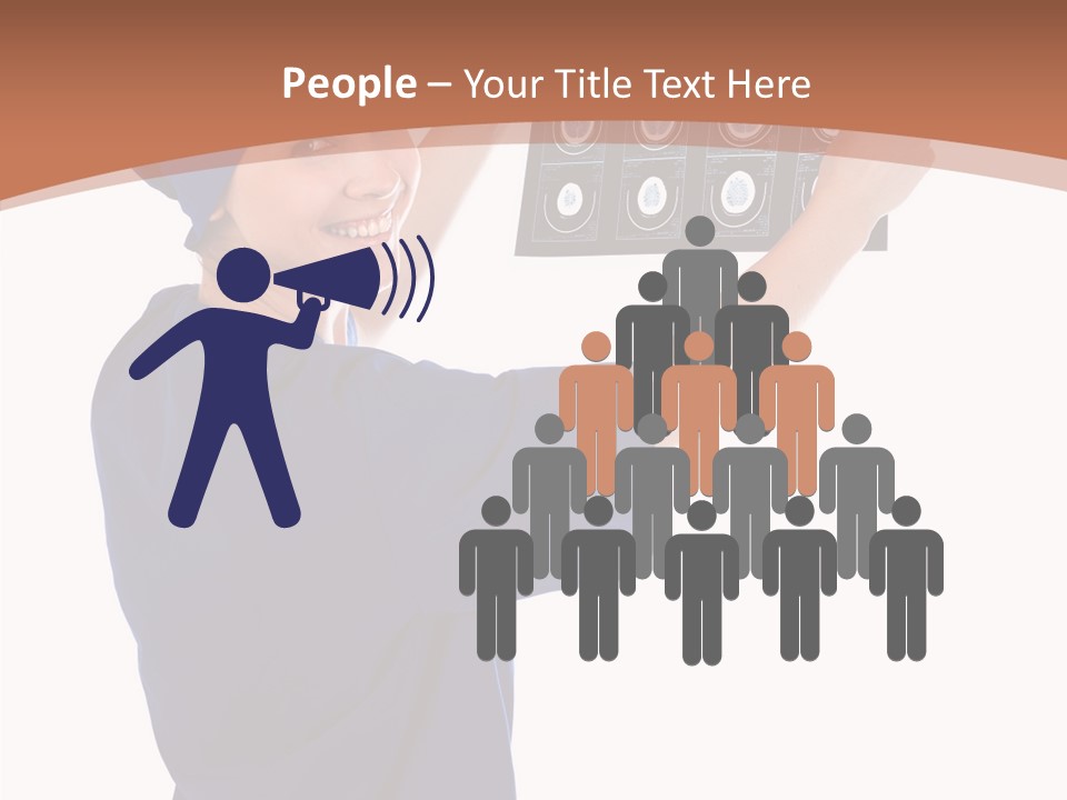 Brain Practitioner Ray PowerPoint Template