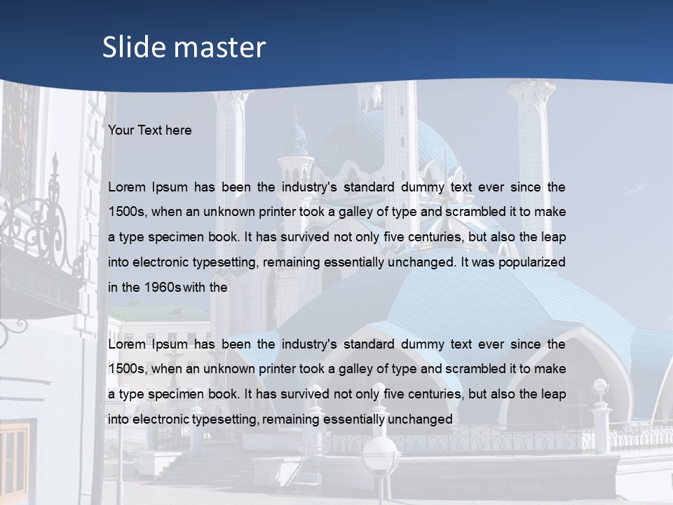 Islam Tower Millennium PowerPoint Template