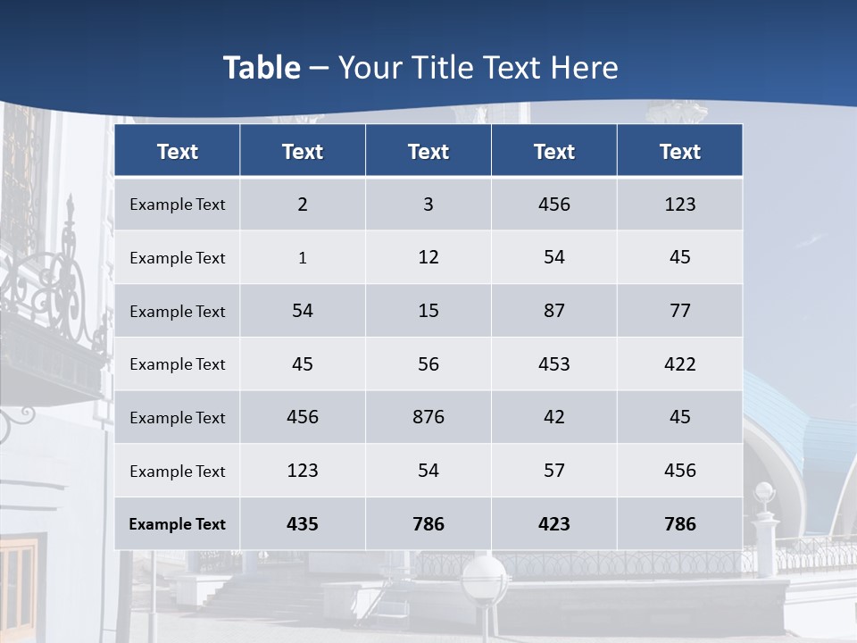 Islam Tower Millennium PowerPoint Template
