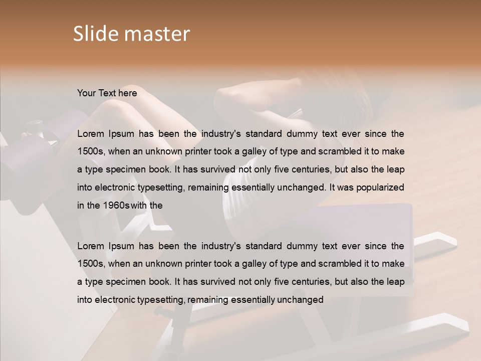 Vitality Wellbeing Activewear PowerPoint Template