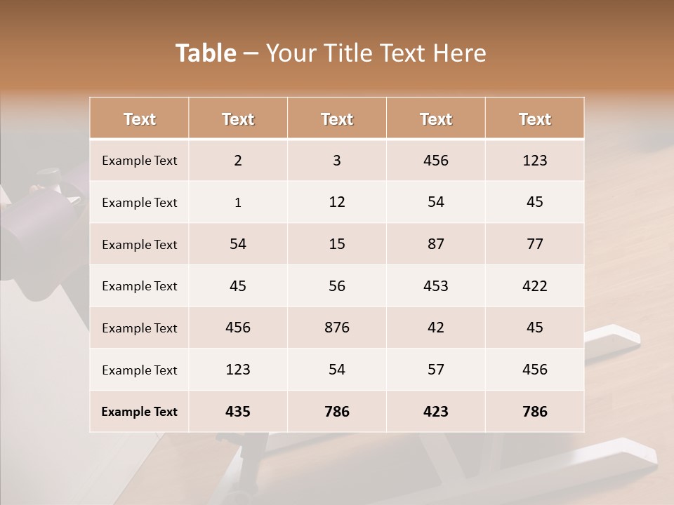 Vitality Wellbeing Activewear PowerPoint Template