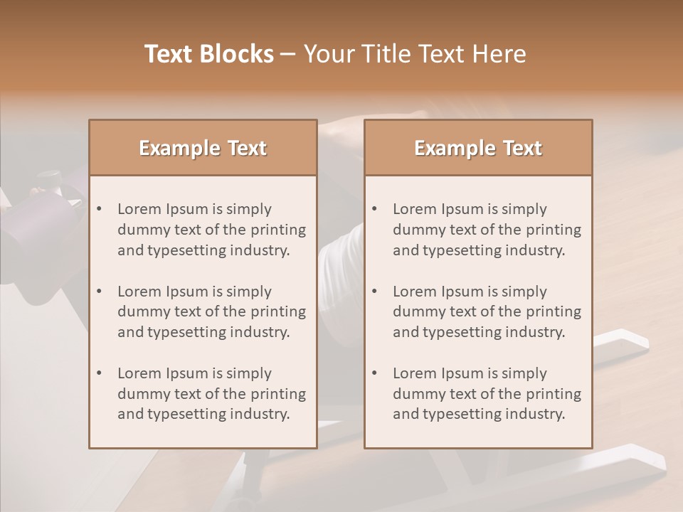 Vitality Wellbeing Activewear PowerPoint Template