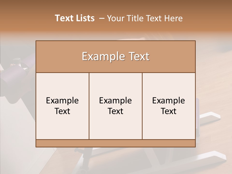 Vitality Wellbeing Activewear PowerPoint Template