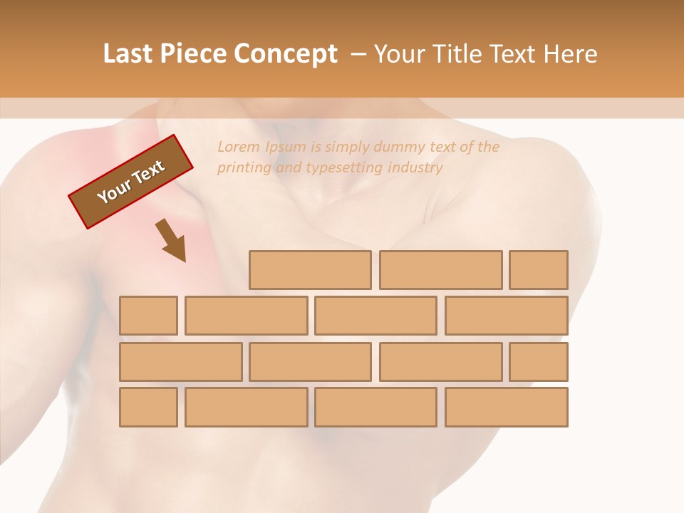 Cramp Male Man PowerPoint Template