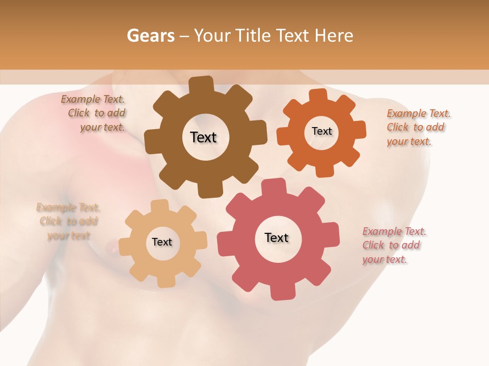 Cramp Male Man PowerPoint Template