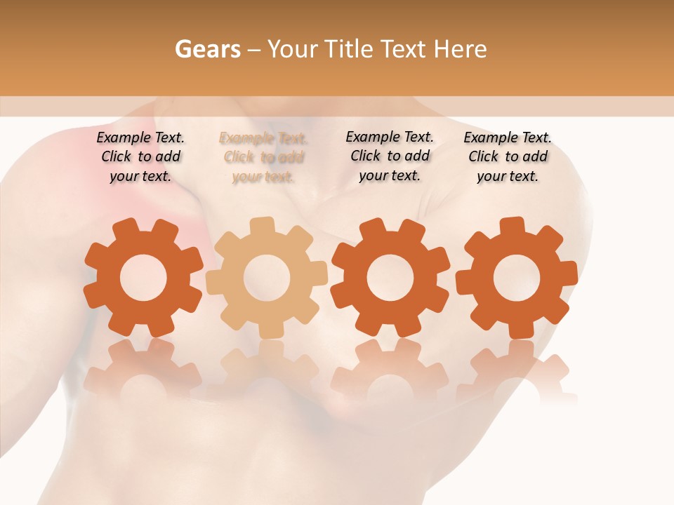 Cramp Male Man PowerPoint Template