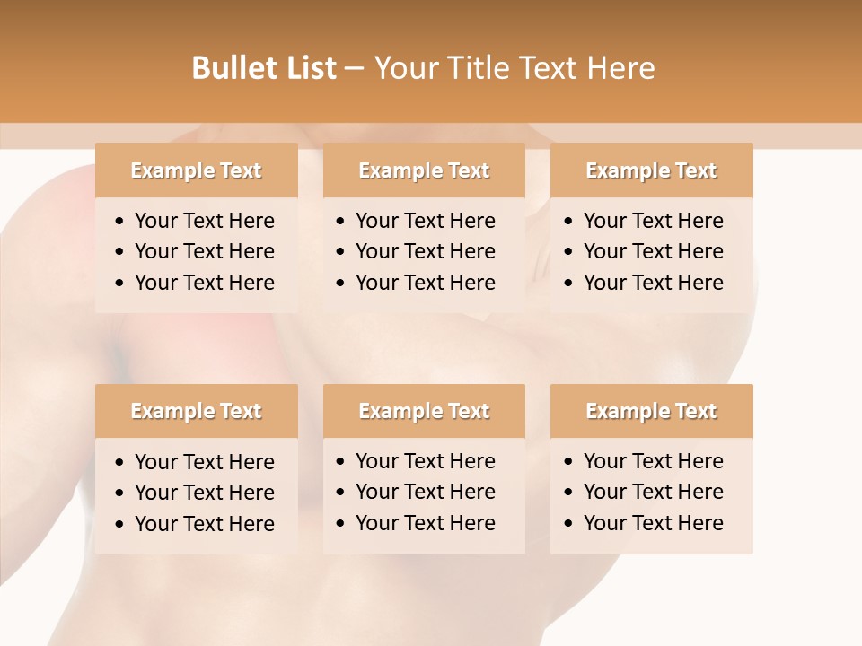 Cramp Male Man PowerPoint Template