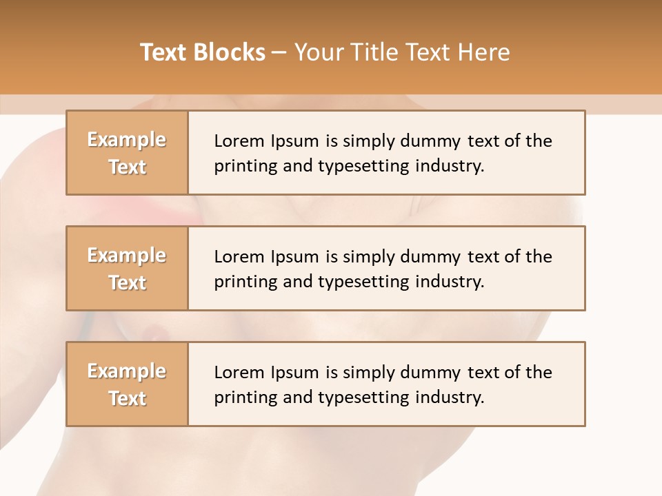 Cramp Male Man PowerPoint Template