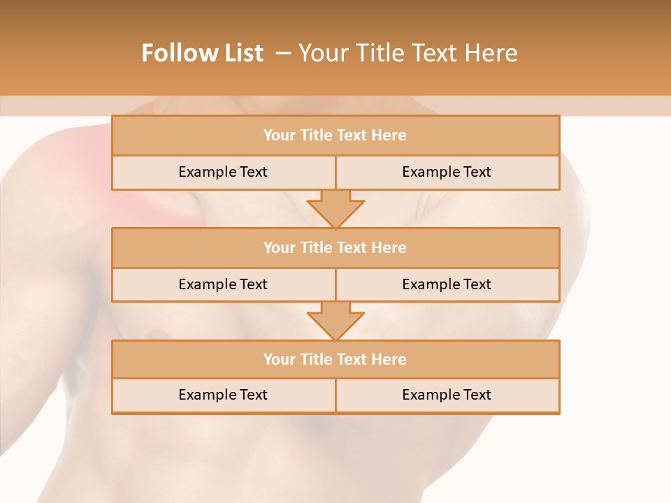 Cramp Male Man PowerPoint Template