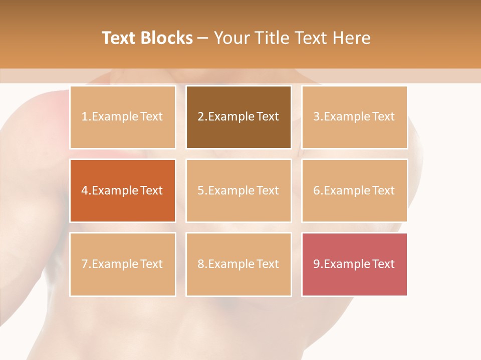 Cramp Male Man PowerPoint Template