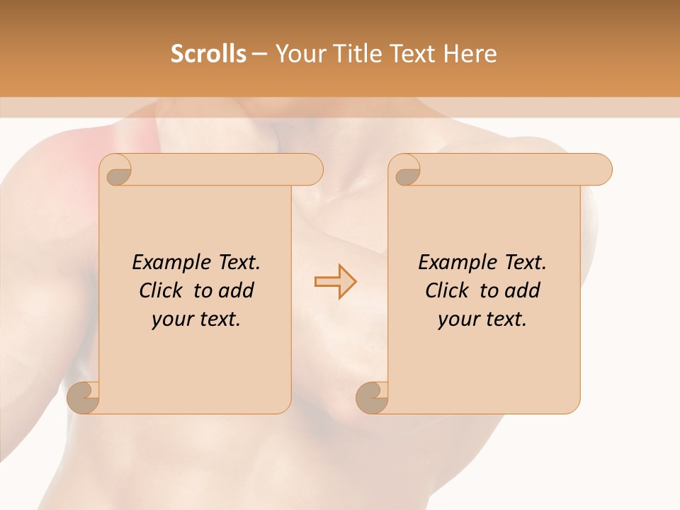 Cramp Male Man PowerPoint Template
