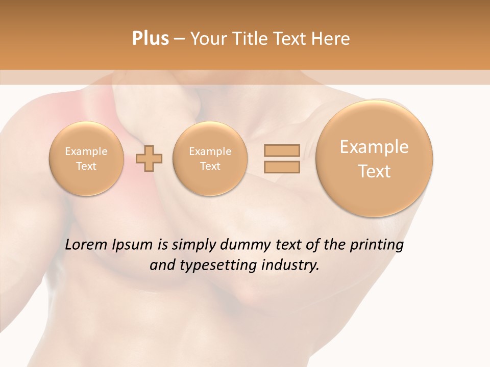 Cramp Male Man PowerPoint Template