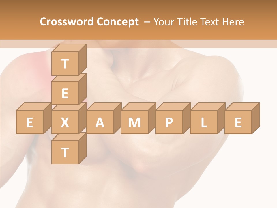 Cramp Male Man PowerPoint Template