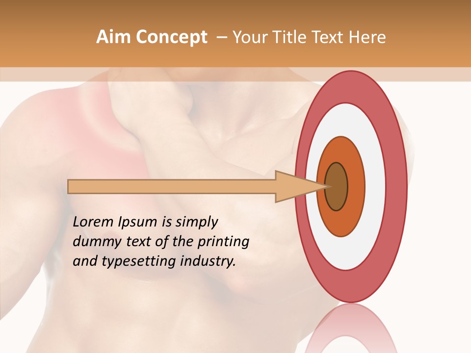 Cramp Male Man PowerPoint Template