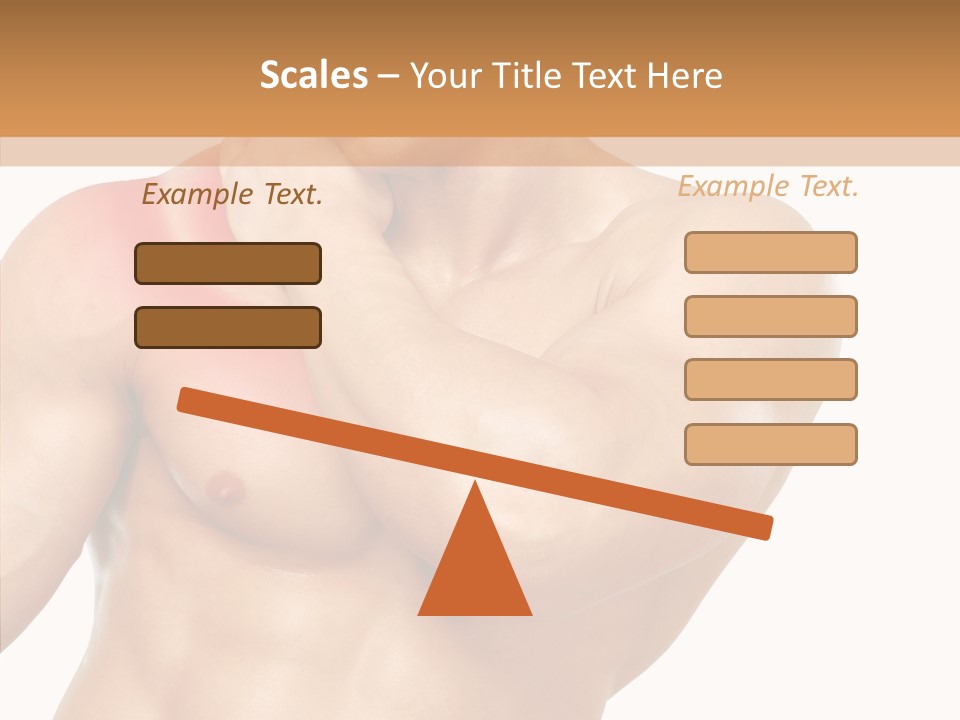 Cramp Male Man PowerPoint Template